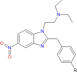 Grundstruktur der Nitazene